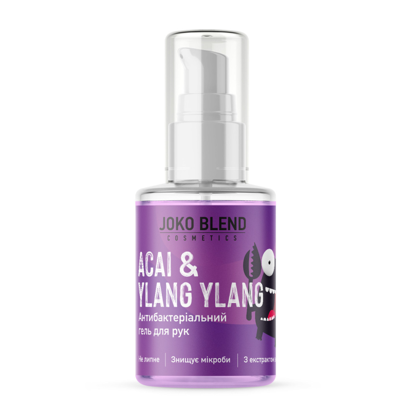Антисептик для рук гель Acai & Ylang Ylang Joko Blend 30 мл Антисептик для рук гель Acai & Ylang Ylang Joko Blend 30 мл