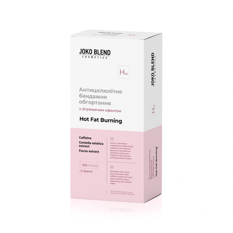 Антицелюлітне бандажне обгортання
з зігріваючим ефектом Hot Fat Burning Joko Blend