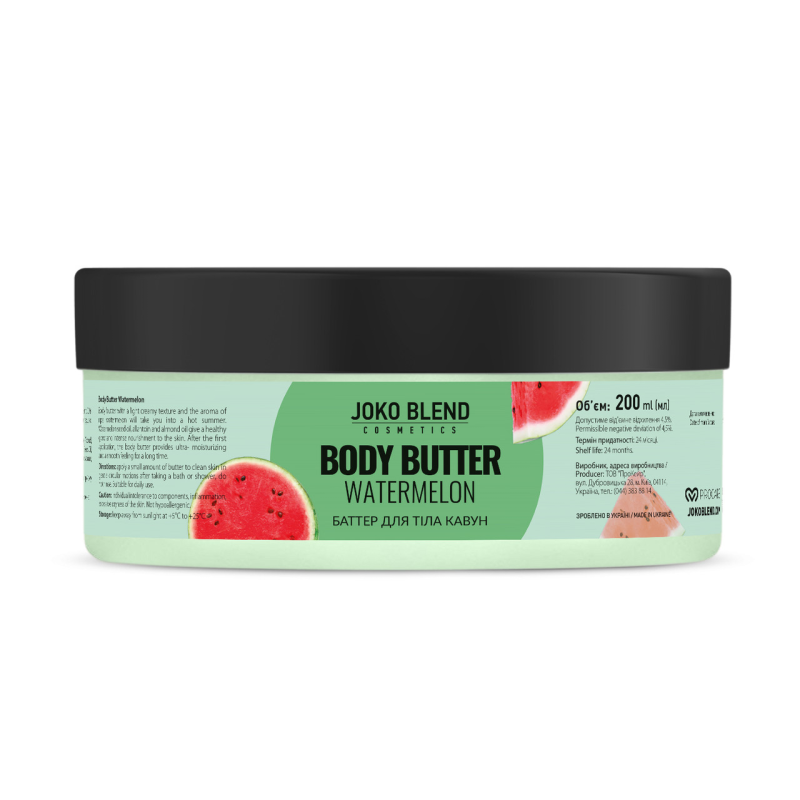 Баттер для тіла Watermelon Joko Blend 200 мл Баттер для тіла Watermelon Joko Blend 200 мл