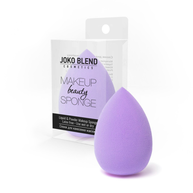 Спонж для макіяжу Makeup Beauty Sponge Lilac Joko Blend Спонж для макіяжу Makeup Beauty Sponge Lilac Joko Blend