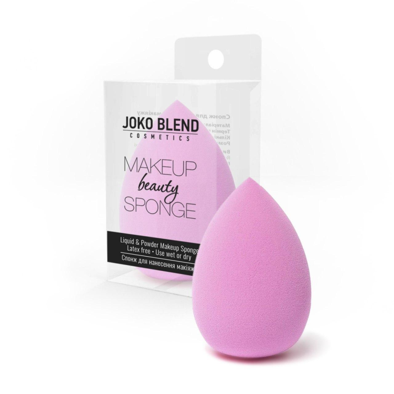 Спонж для макіяжу Makeup Beauty Sponge Pink Joko Blend Спонж для макіяжу Makeup Beauty Sponge Pink Joko Blend