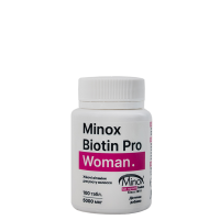 Дієтична добавка MinoX Biotin Pro Woman - жіночі вітаміни для росту волосся, 100 таб.